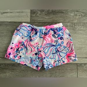 Lilly Pulitzer little girls shorts size XS (2/3 t) like new